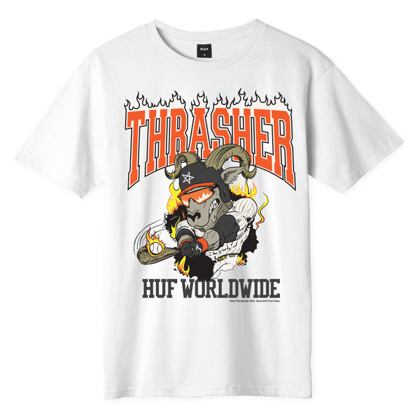 Huf Thrasher Rincon White T-Shirt